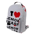 I love lemon grass Flap Pocket Backpack (Large) View1