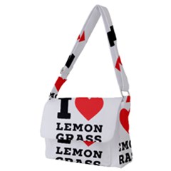 I Love Lemon Grass Full Print Messenger Bag (m) by ilovewhateva