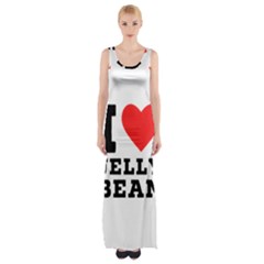 I Love Jelly Bean Thigh Split Maxi Dress by ilovewhateva