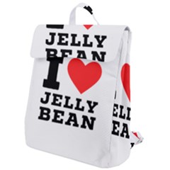 I Love Jelly Bean Flap Top Backpack by ilovewhateva