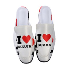 I Love Guava  Women s Classic Backless Heels by ilovewhateva