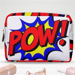 Pow Comic Comic Book Fight Make Up Pouch (medium) by 99art