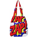 Zap Comic Book Fight Center Zip Backpack View1