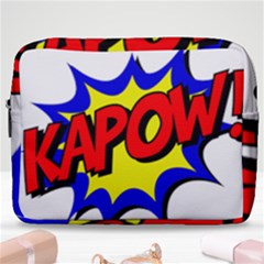 Kapow-comic-comic-book-fight Make Up Pouch (large) by 99art