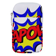 Kapow-comic-comic-book-fight Waist Pouch (large) by 99art