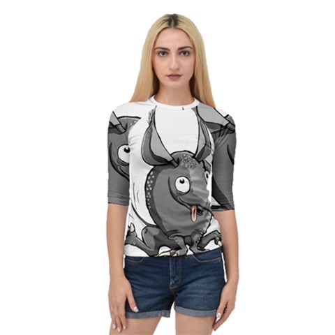 Animal-armadillo-armored-ball- Quarter Sleeve Raglan Tee by 99art