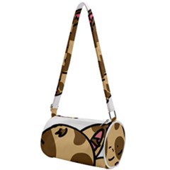 Cat-cartoon-pet-kitten-character Mini Cylinder Bag by 99art