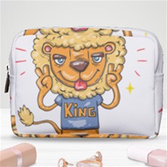 Animation-lion-animals-king-cool Make Up Pouch (medium) by 99art