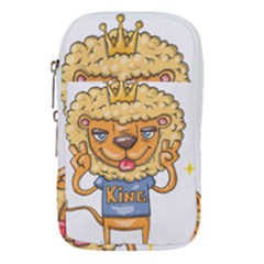 Animation-lion-animals-king-cool Waist Pouch (small) by 99art