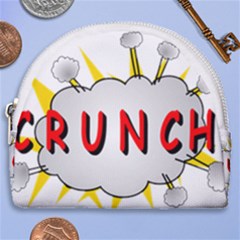 Comic-noise-paleness-explosion Horseshoe Style Canvas Pouch by 99art