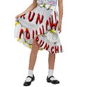 Comic-noise-paleness-explosion Kids  Ruffle Flared Wrap Midi Skirt View1