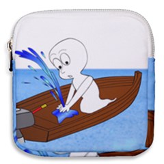 Spirit-boat-funny-comic-graphic Mini Square Pouch by 99art