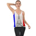 Eiffel-tower-france-flag-tower- Chiffon Cami View1