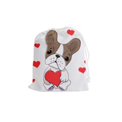 Animation-dog-cute-animate-comic Drawstring Pouch (medium) by 99art