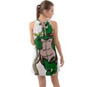 Amphibian-animal-cartoon-reptile Halter Tie Back Chiffon Dress View2