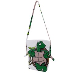 Amphibian-animal-cartoon-reptile Folding Shoulder Bag by 99art