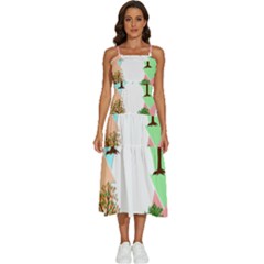 Seasons-of-the-year-year-tree Sleeveless Shoulder Straps Boho Dress by 99art