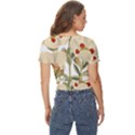 Nature-flower-leaf-plant-isolated Twist Front Crop Top View4