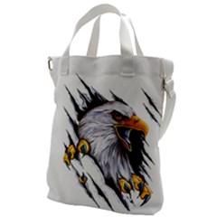 Eagle Canvas Messenger Bag by 99art