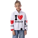 I love durian Kids  Half Zip Hoodie View1