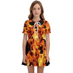 Live Coals Kids  Sweet Collar Dress by artworkshop