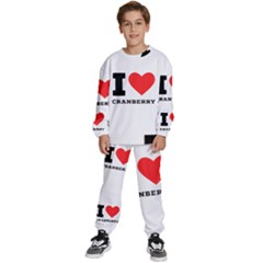 I Love Cranberry Kids  Sweatshirt Set by ilovewhateva