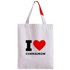 I Love Cinnamon  Zipper Classic Tote Bag by ilovewhateva