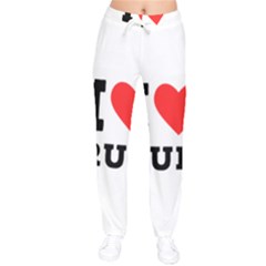 I Love Rum Women Velvet Drawstring Pants by ilovewhateva