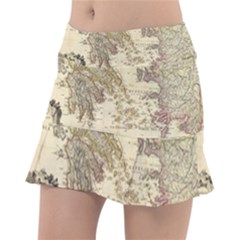 Map Of Greece Archipelago Classic Tennis Skirt by B30l