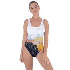 Variety Of Fruit Water Berry Food Splash Kiwi Grape Bring Sexy Back Swimsuit by B30l