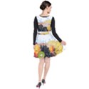 Variety Of Fruit Water Berry Food Splash Kiwi Grape Plunge Pinafore Dress View2