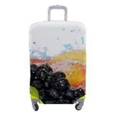 Variety Of Fruit Water Berry Food Splash Kiwi Grape Luggage Cover (small) by B30l