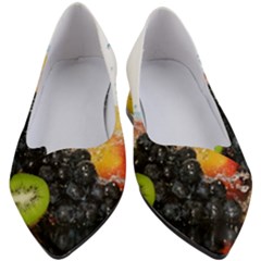 Variety Of Fruit Water Berry Food Splash Kiwi Grape Women s Block Heels  by B30l