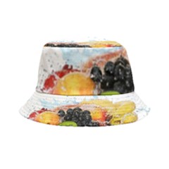 Variety Of Fruit Water Berry Food Splash Kiwi Grape Inside Out Bucket Hat by B30l