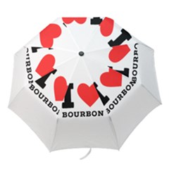 I Love Bourbon  Folding Umbrellas by ilovewhateva