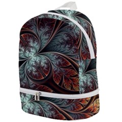 Abstract Pattern Design Art Wallpaper Tracery Texture Zip Bottom Backpack by danenraven