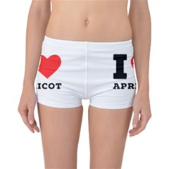 I Love Apricot  Reversible Boyleg Bikini Bottoms by ilovewhateva