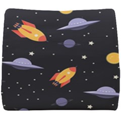 Cosmos Rockets Spaceships Ufos Seat Cushion by Cowasu