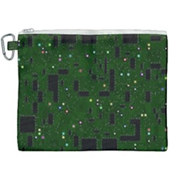 Circuit Board Conductor Tracks Canvas Cosmetic Bag (xxxl) by Cowasu