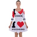 I love pecorino  Quarter Sleeve Skater Dress View1