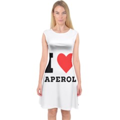 I Love Aperol Capsleeve Midi Dress by ilovewhateva