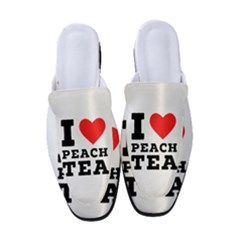 I Love Peach Tea Women s Classic Backless Heels by ilovewhateva