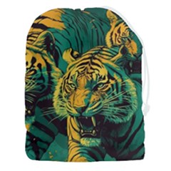 Tiger Drawstring Pouch (3xl) by danenraven