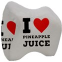 I love pineapple juice Velour Head Support Cushion View3