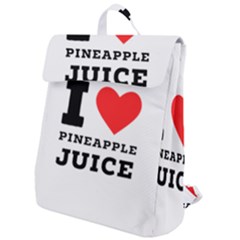 I Love Pineapple Juice Flap Top Backpack by ilovewhateva