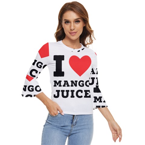 I Love Mango Juice  Bell Sleeve Top by ilovewhateva