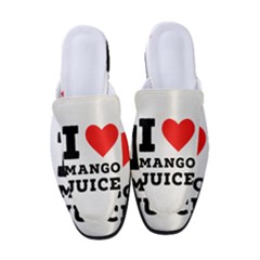 I Love Mango Juice  Women s Classic Backless Heels by ilovewhateva