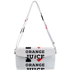 I Love Orange Juice Removable Strap Clutch Bag by ilovewhateva