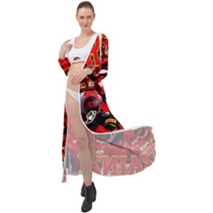 Carlos Sainz Maxi Chiffon Beach Wrap by Boster123