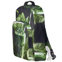 Drink Spinach Smooth Apple Ginger Double Compartment Backpack by Ndabl3x